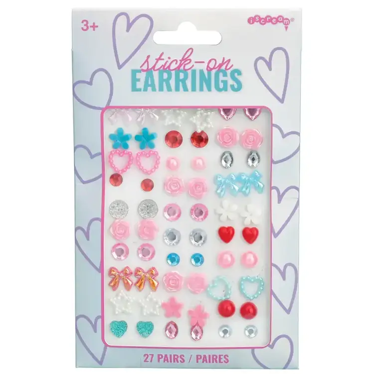 Iscream Sparkly Stick-On Earrings