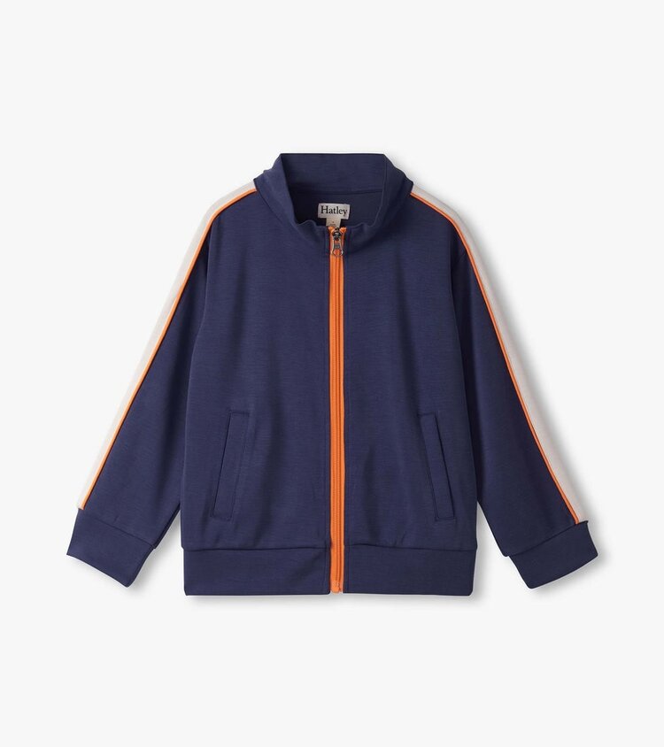 Hatley Navy Mock Neck Jacket