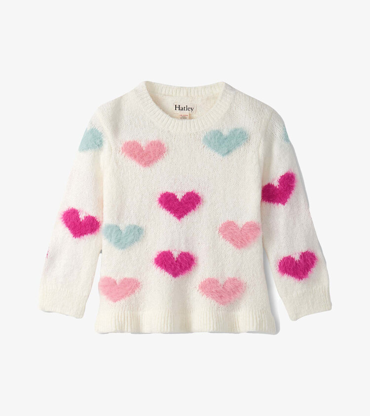 Hatley Precious Hearts Pretty Sweater