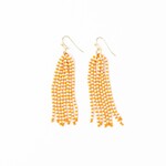 Ink + Alloy Orange Tassell Earrings