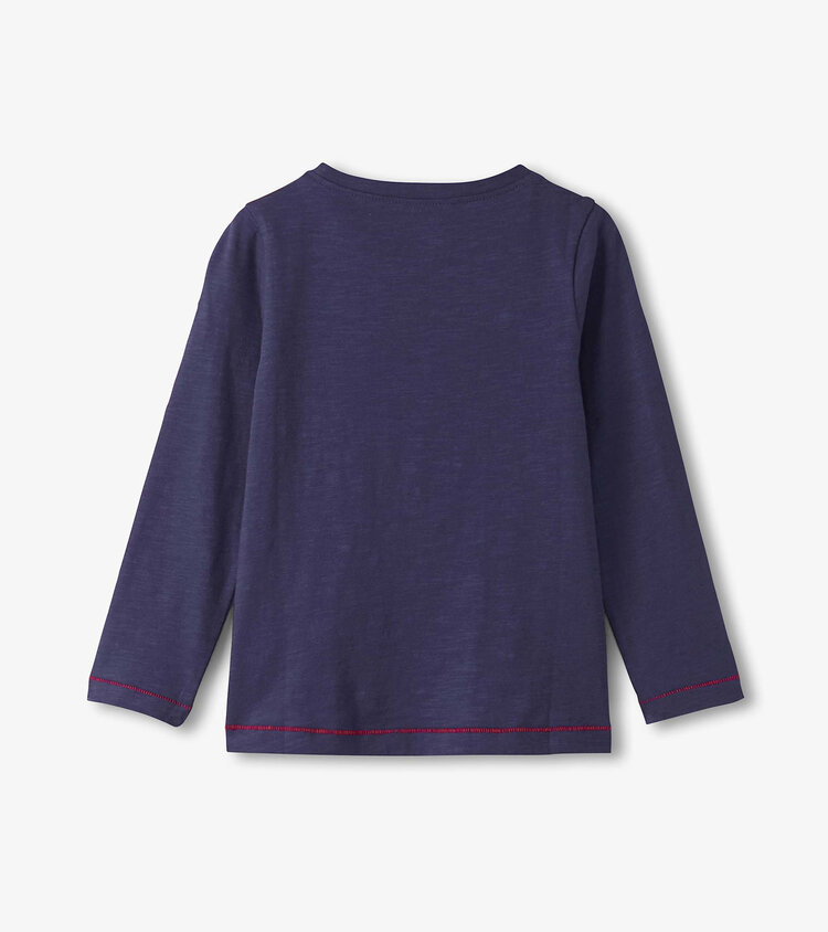 Hatley Falling Hearts Long Sleeve Tee