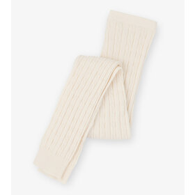 Hatley Cream Cable Knit Tights