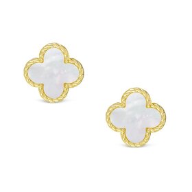 Lily Nily Clover Mother of Pearl Earrings