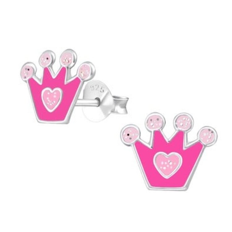 Lily Nily Heart Tiara SS Earrings