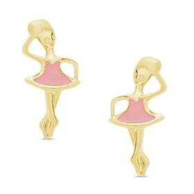 Lily Nily Pink Ballerina Earrings