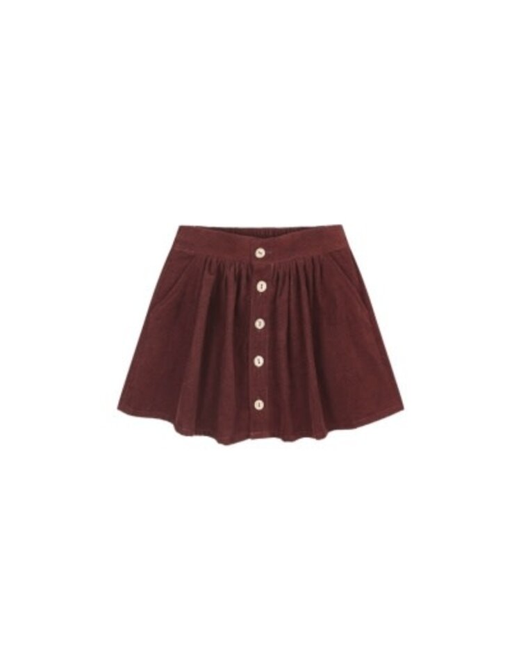 Rylee + Cru Inc. Button Front Mini Skirt