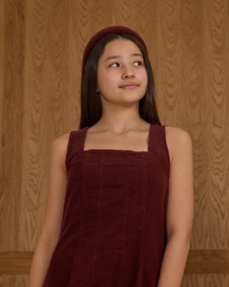 Rylee + Cru Inc. MAEVE MINI DRESS || BURGUNDY - TEEN