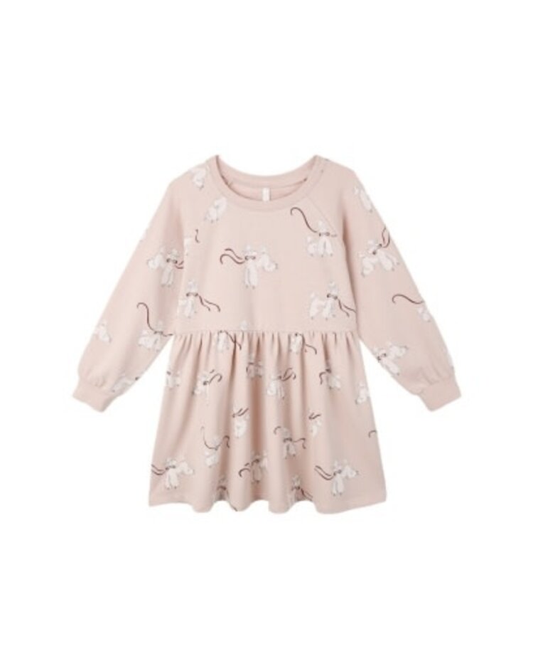 Rylee + Cru Inc. RAGLAN DRESS || POODLES