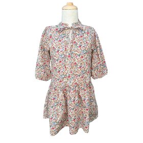Pleat Eve Dress Jewel Floral