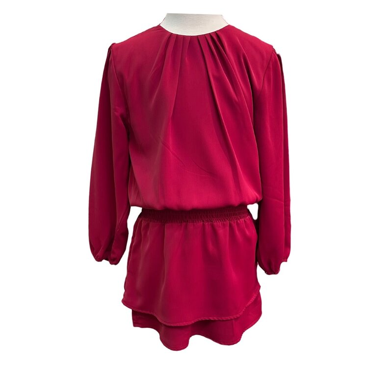 Pleat Ruby Dress