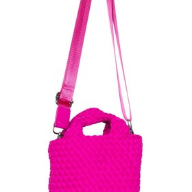 Katydid Woven Mini Bucket Bag