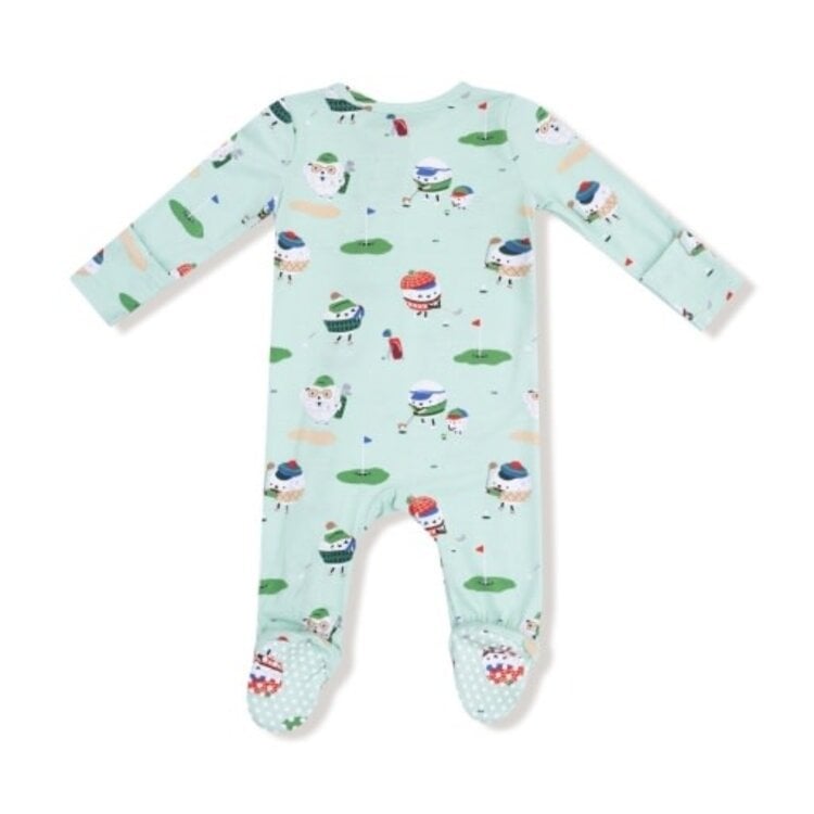 Angel Dear Golf Pros - Green - 2 Way Zipper Footie