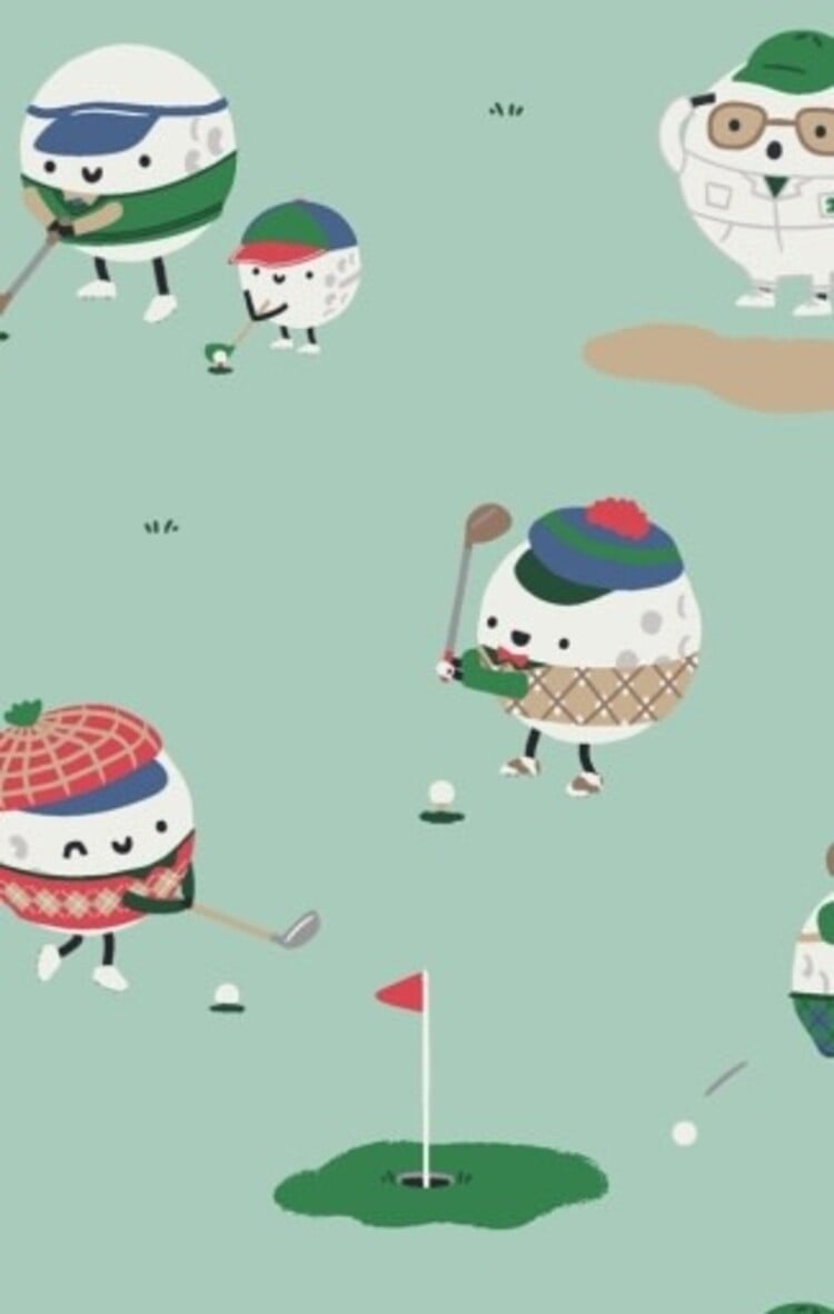 Angel Dear Golf Pros - Green - 2 Way Zipper Footie