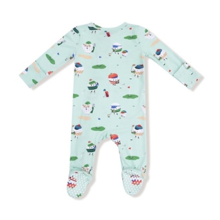 Angel Dear Golf Pros - Green - 2 Way Zipper Footie