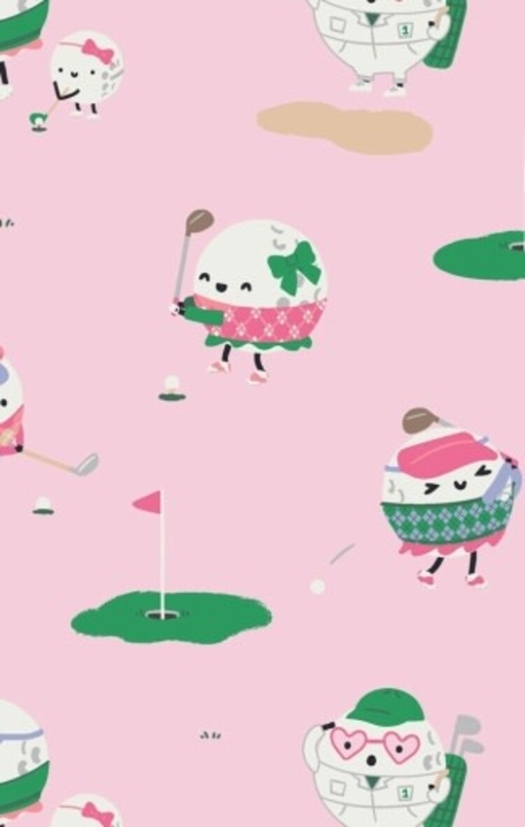 Angel Dear Golf Pros - Girl - 2 Way Zipper Ruffle Back Footie