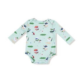 Angel Dear Golf Pros - Green - Lap Shoulder Bodysuit