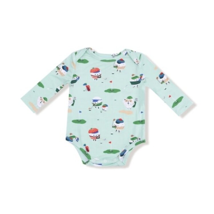 Angel Dear Golf Pros - Green - Lap Shoulder Bodysuit