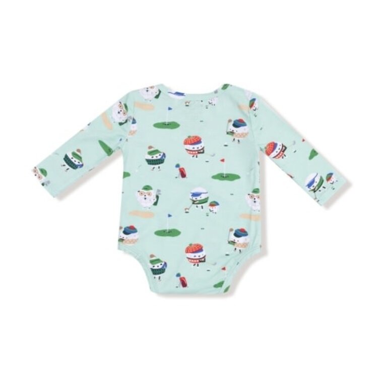 Angel Dear Golf Pros - Green - Lap Shoulder Bodysuit