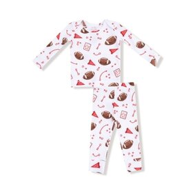 Angel Dear Touchdown Time - Red -L/S Loungewear Set