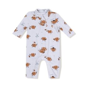 Angel Dear Footballs Playing Football - Polo Romper