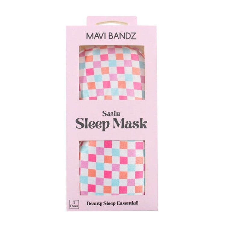 Mavi Bandz Check Satin Sleep Mask