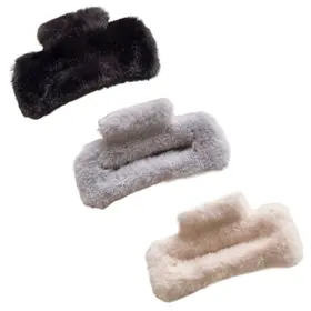 Mavi Bandz Neutral Furry Hair Claw