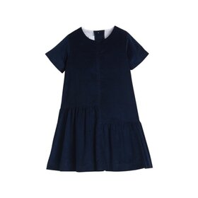 Little English Jillian Dress - Navy Corduroy