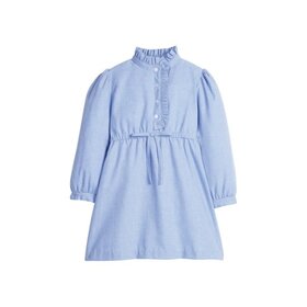 Little English Alaskan Flannel Ruff Shirt Dress