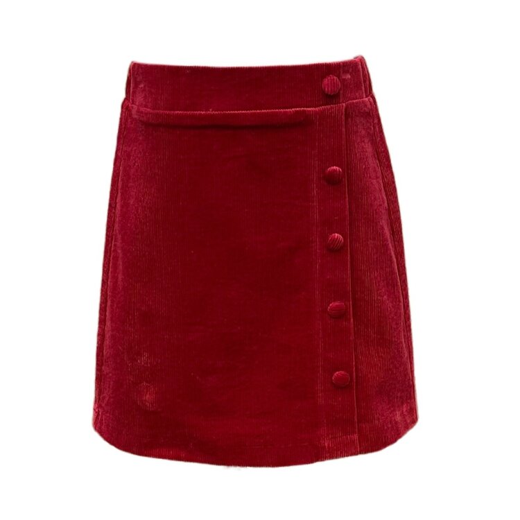 Pleat Reese Skirt Corduroy