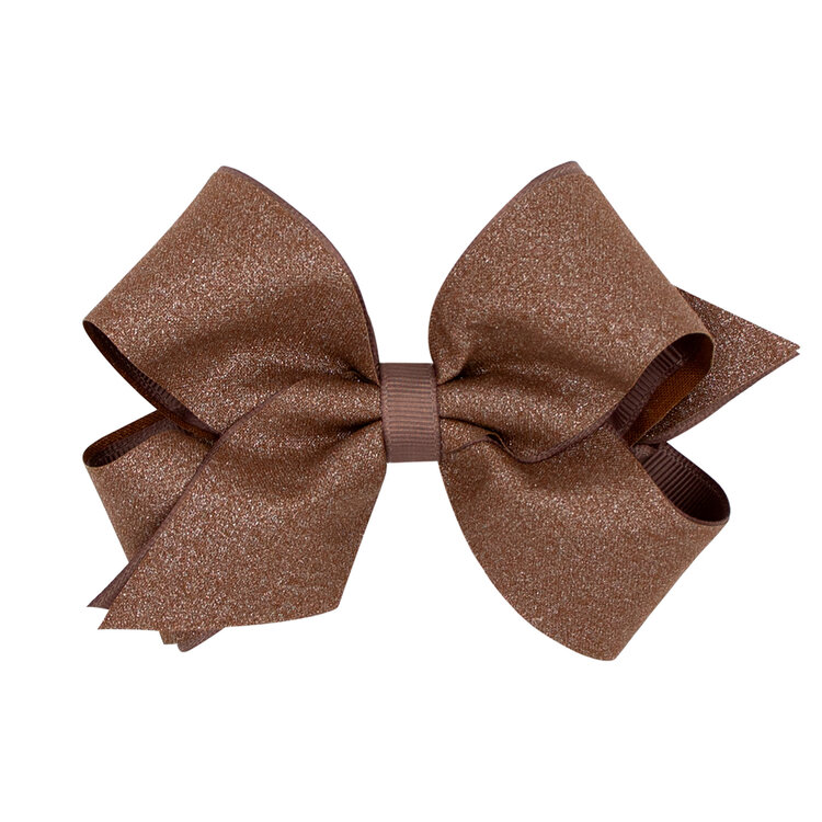 Wee Ones Shimmer Overlay Grosgrain Bow