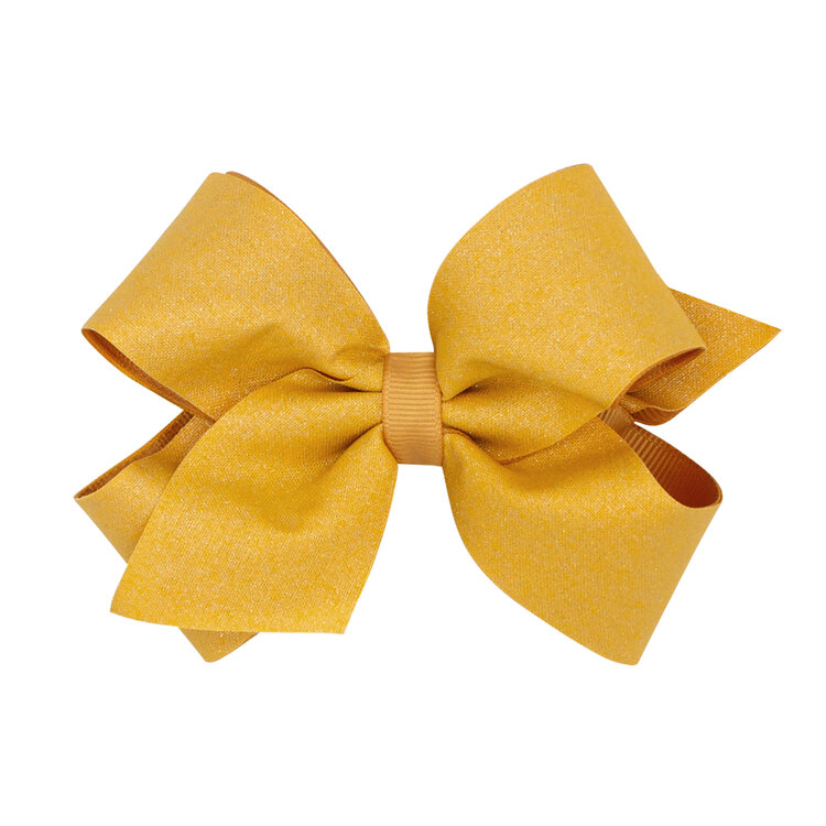 Wee Ones Shimmer Overlay Grosgrain Bow
