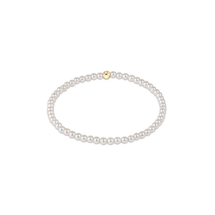 ENewton Classic Pearl 3mm Bead Bracelet