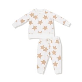 Angel Dear French Terry - Stars - Raglan Sweatshirt + Jogger Set