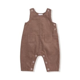 Angel Dear Chocolate Malt Corduroy Uni Overalls