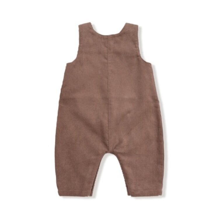 Angel Dear Chocolate Malt Corduroy Uni Overalls