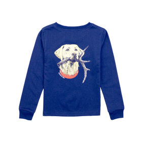 Properly Tied River Blue Antler Lab LS Shirt