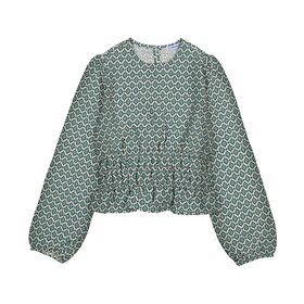 Mayoral Gathered Waist Blouse