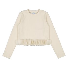 Mayoral Macchiato Petals Hem Top