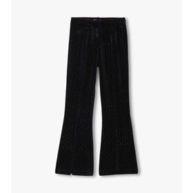 Hatley Black Velour Sparkle Pants