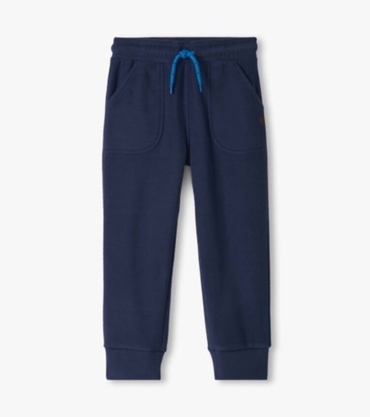 patriot blue polar fleece joggers