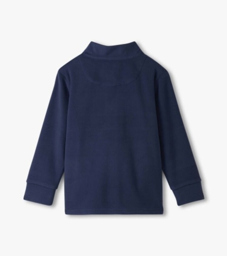 Hatley Navy Colour Block 1/4 Zip