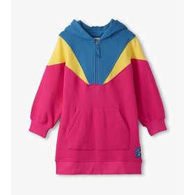 Hatley Colour Block 1/4 Zip Dress