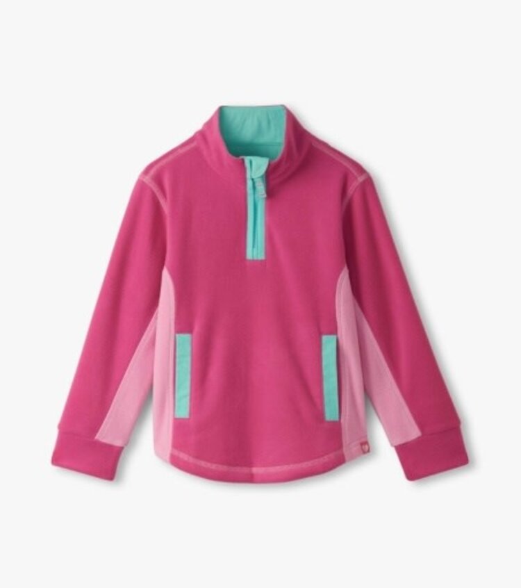 Hatley Raspberry Rose 1/4 Zip