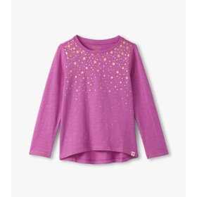 Hatley Orchid Falling Stars Tee
