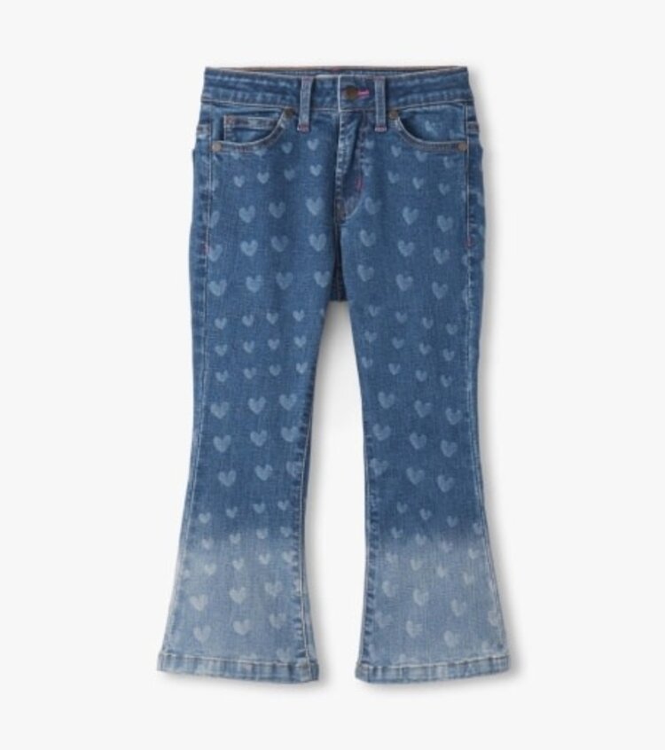 Hatley Hearts Flared Leg Denim