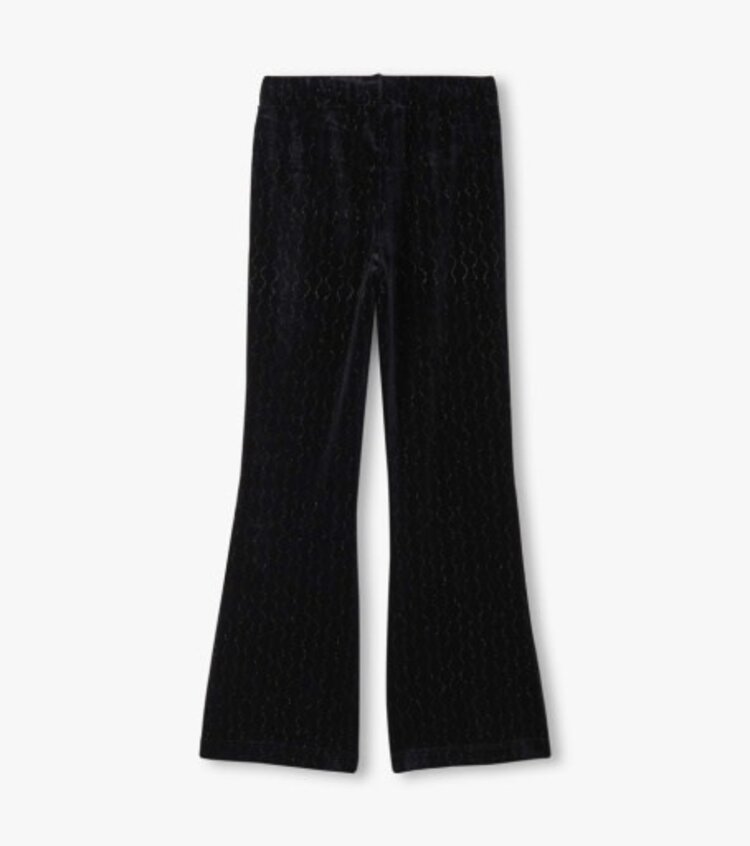 Hatley Black Velour Sparkle Pants