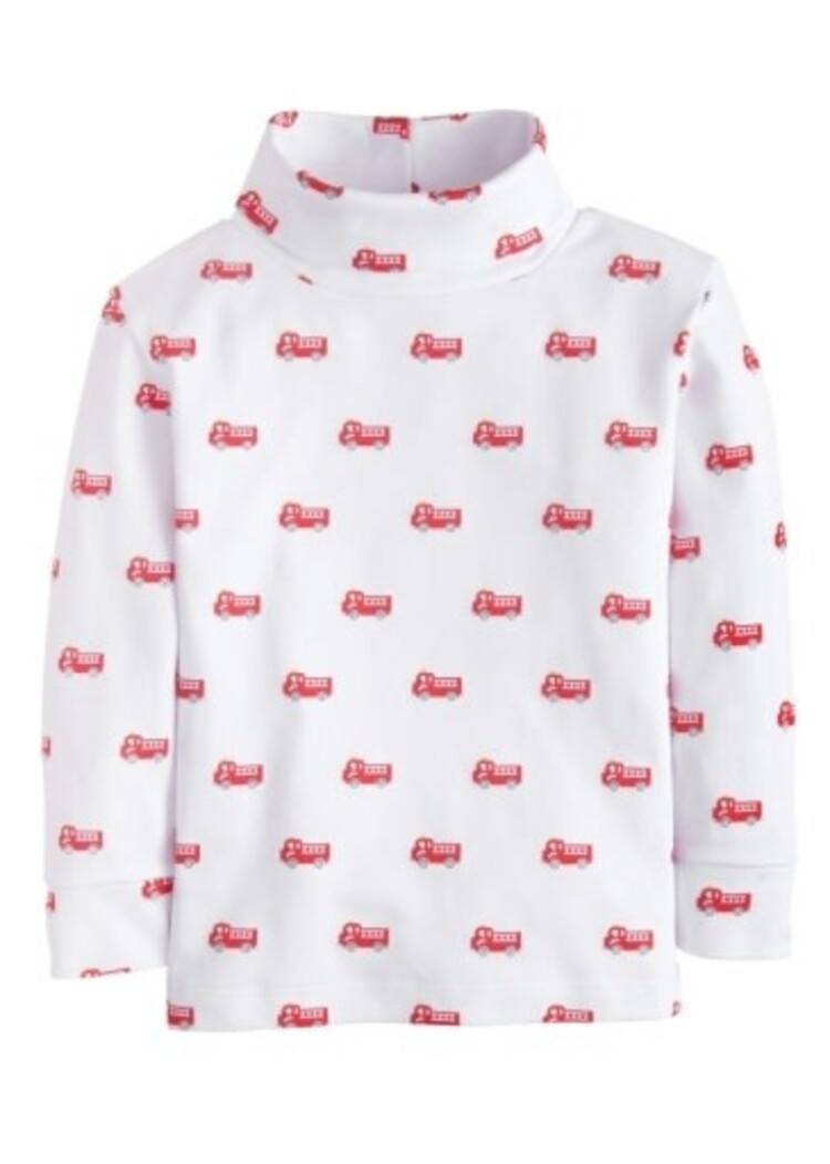 Little English Printed Turtleneck