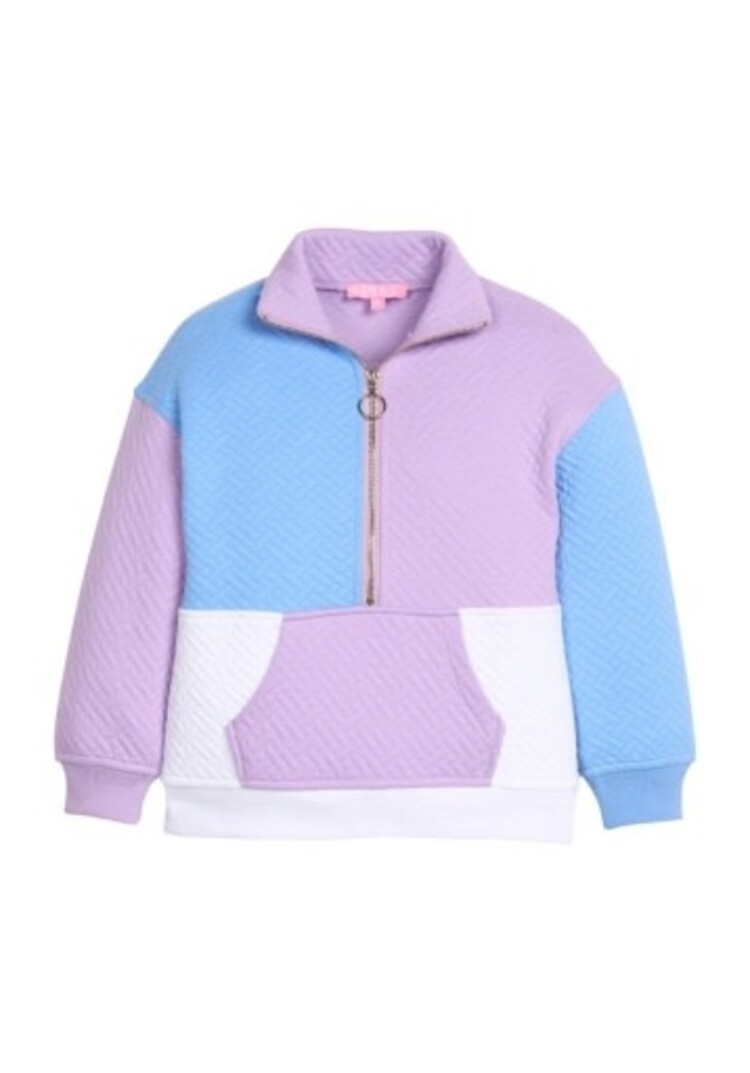 Bisby Lavender/Blue Quilted Pullover