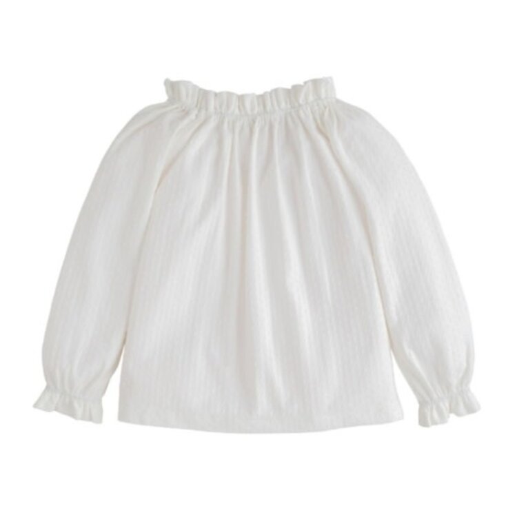 Bisby Tory Top - Snow Pointelle