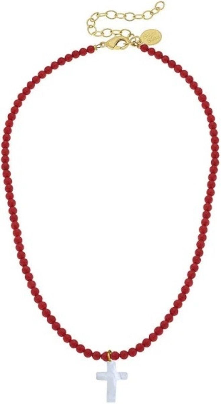 Susan Shaw Alys Cross Necklace